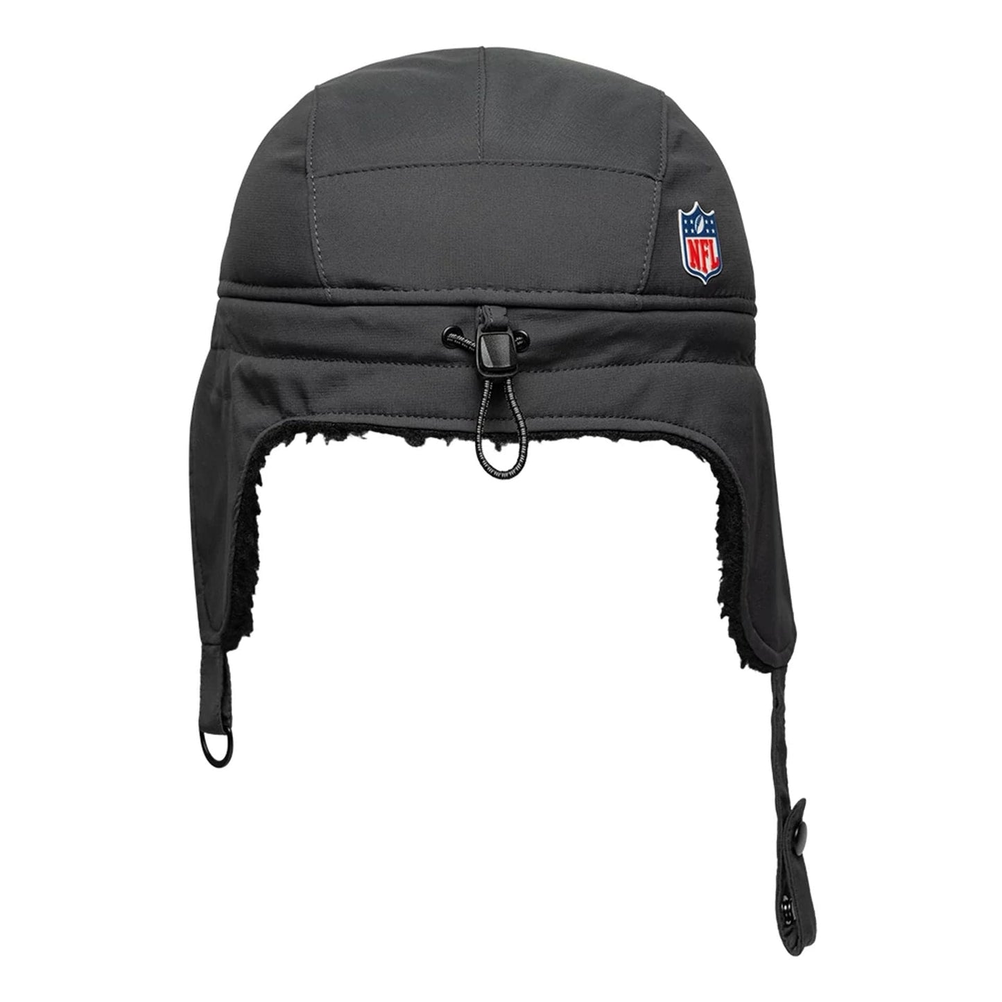 This is a Oakland Raiders NFL Sideline Charcoal Dogear Camper Adjustable Cap 9