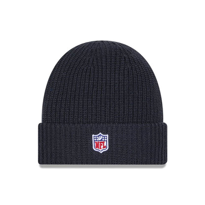 This is a Cincinnati Bengals NFL Sideline 2025 Charcoal Cuff Knit Beanie Hat 3