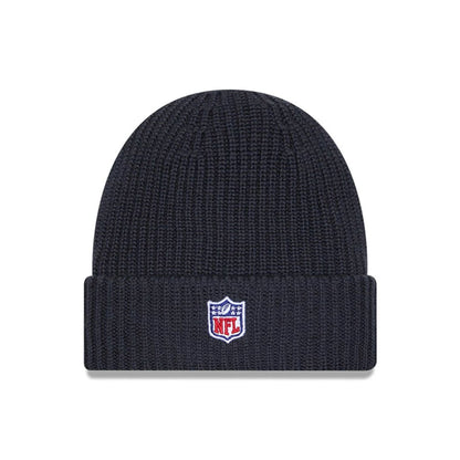 This is a Cleveland Browns NFL Sideline 2025 Charcoal Cuff Knit Beanie Hat 3