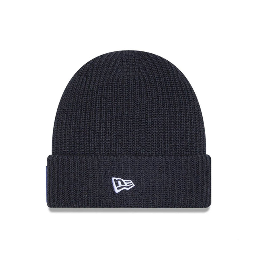 This is a Indianapolis Colts NFL Sideline 2025 Charcoal Cuff Knit Beanie Hat 2