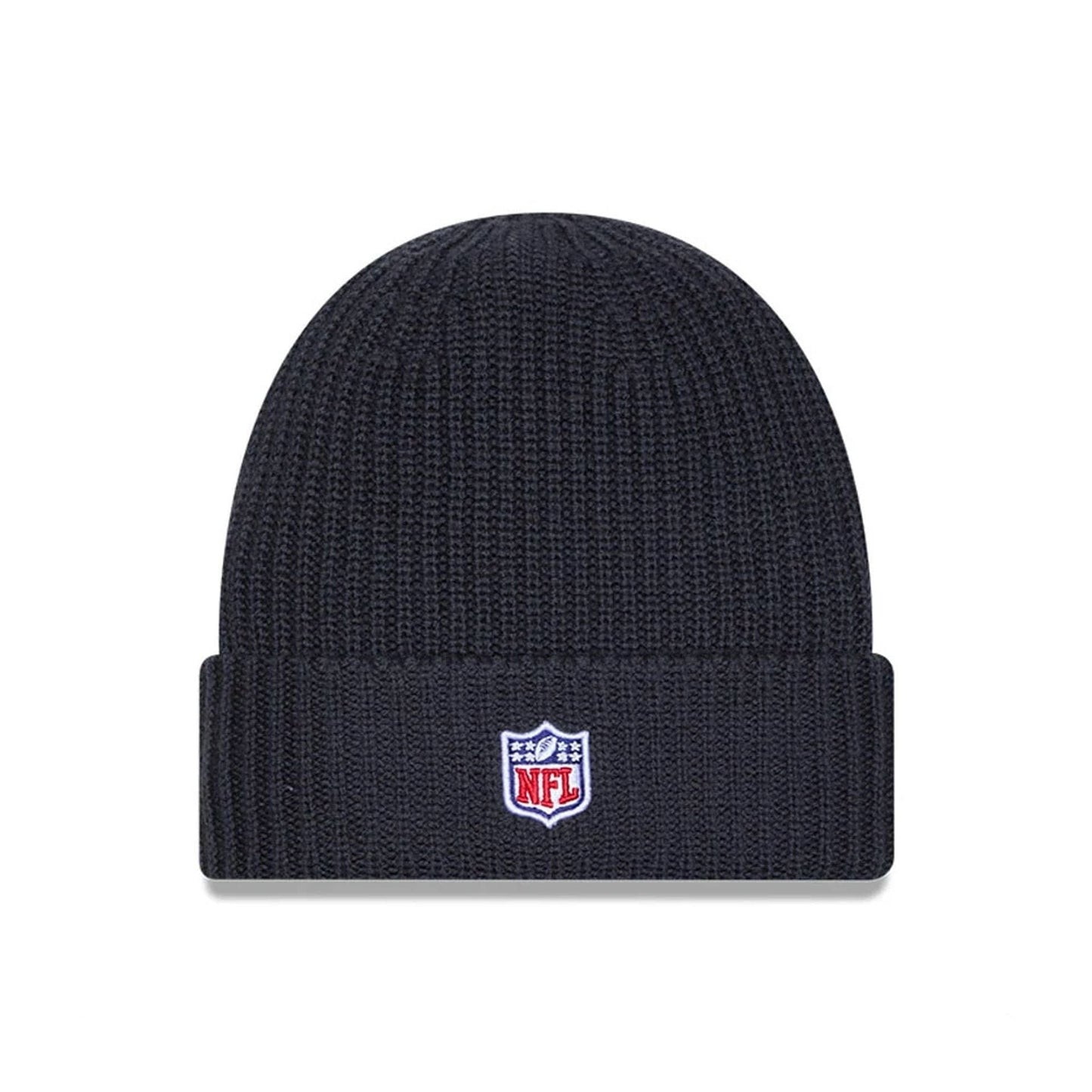 This is a Denver Broncos NFL Sideline 2025 Charcoal Cuff Knit Beanie Hat 3