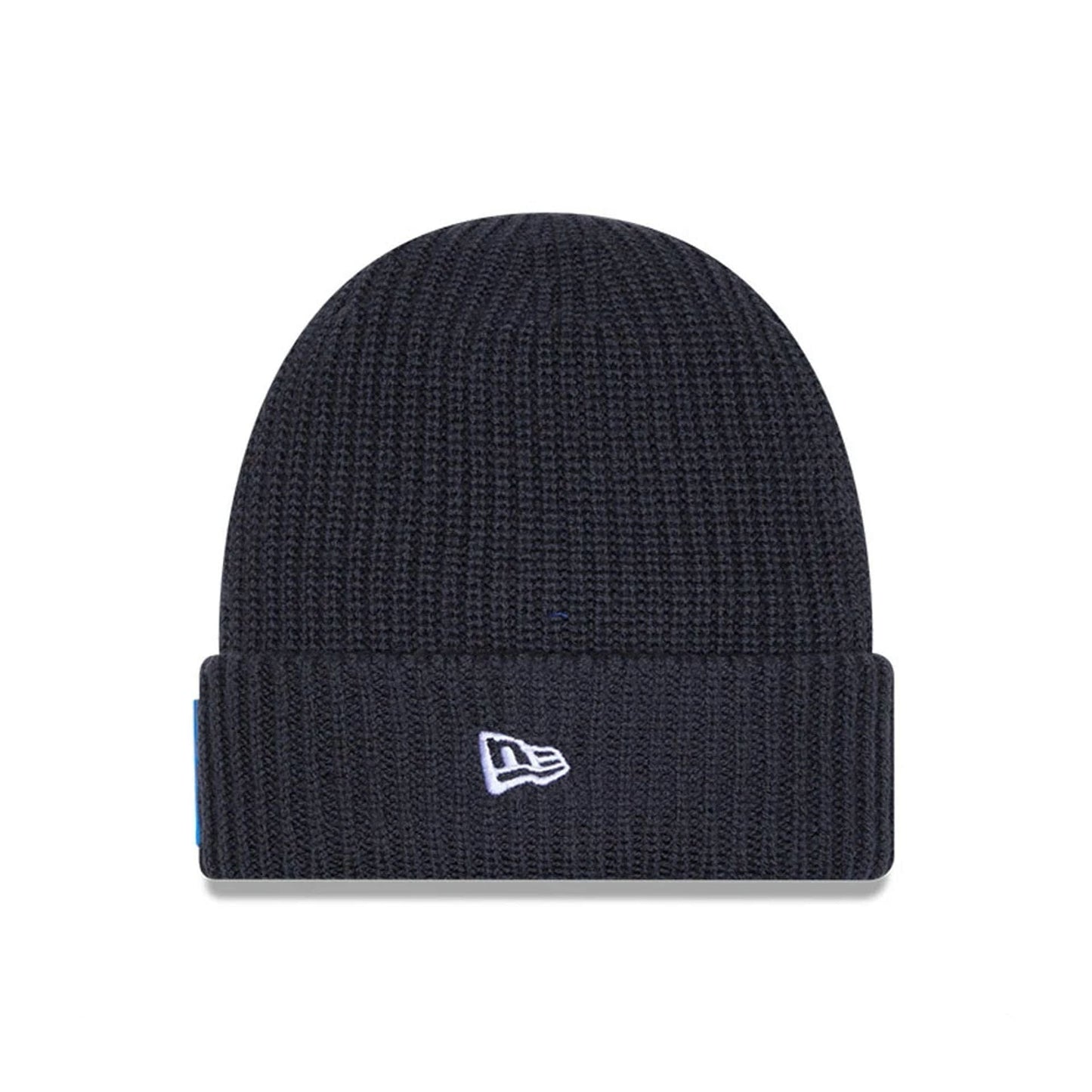 This is a Detroit Lions NFL Sideline 2025 Charcoal Cuff Knit Beanie Hat 2