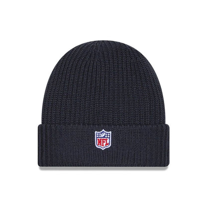 This is a Jacksonville Jaguars NFL Sideline 2025 Charcoal Cuff Knit Beanie Hat 3