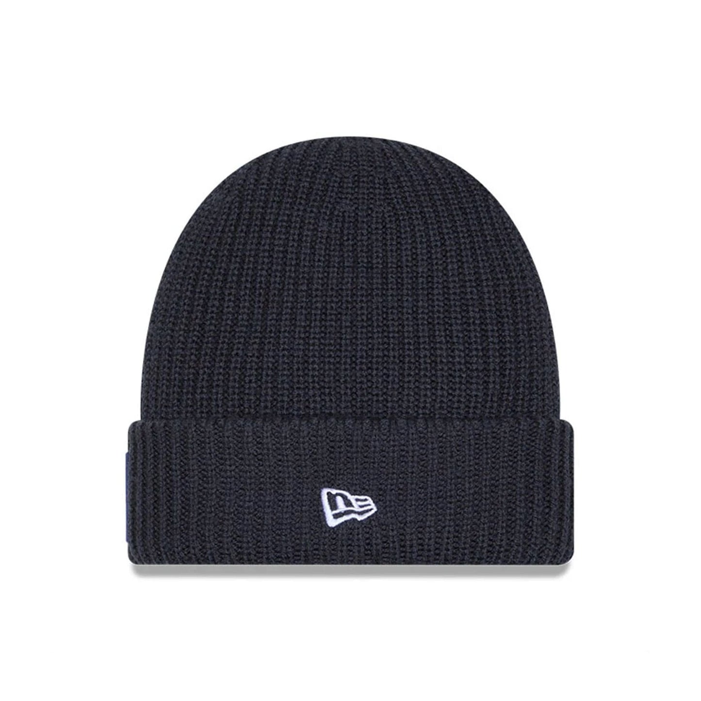 This is a New York Jets NFL Sideline 2025 Charcoal Cuff Knit Beanie Hat 2