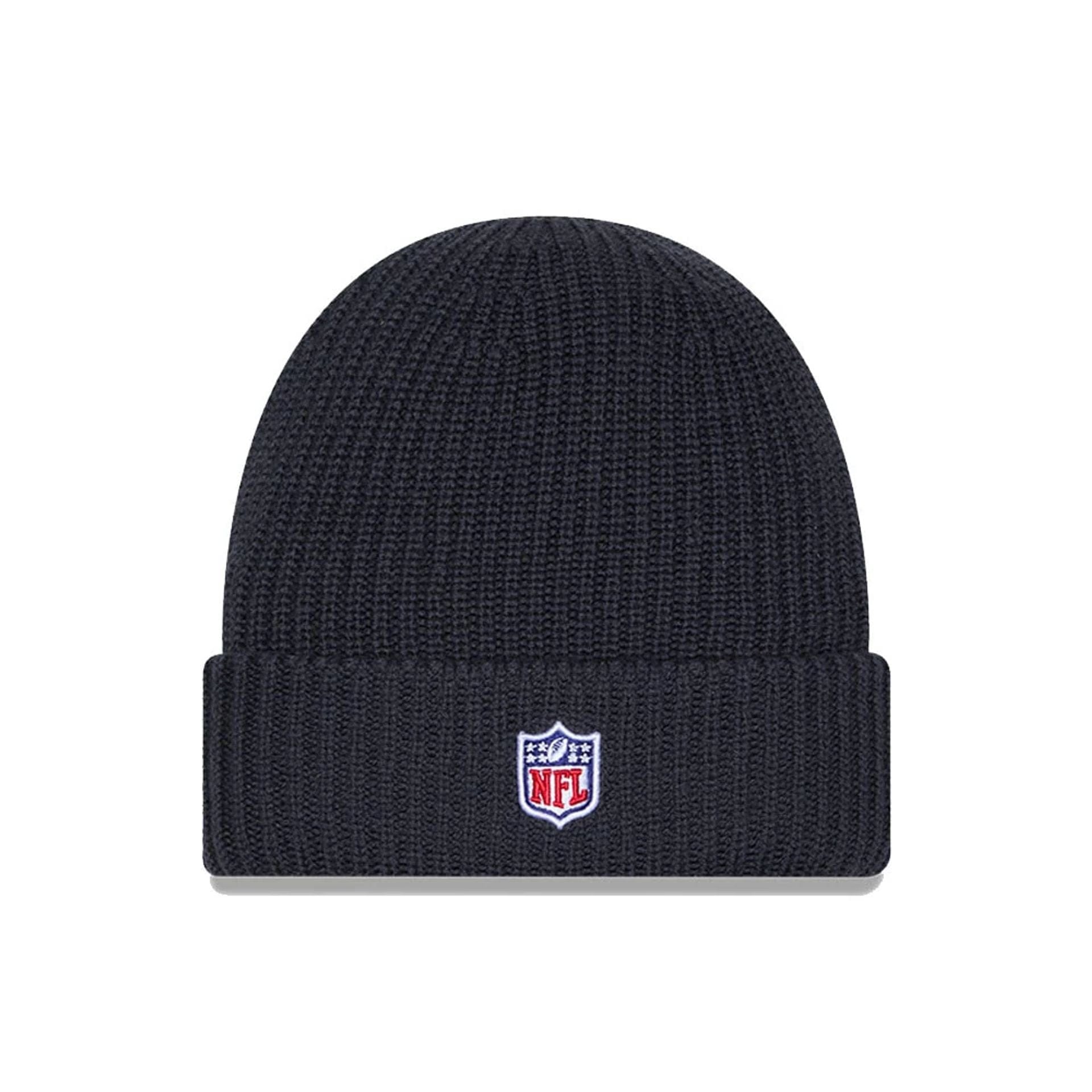 This is a Miami Dolphins NFL Sideline Charcoal Cuff knit Beanie Hat 3