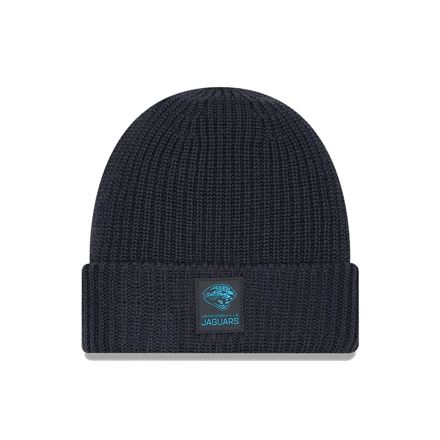 This is a Jacksonville Jaguars NFL Sideline Charcoal Cuff knit Beanie Hat 1