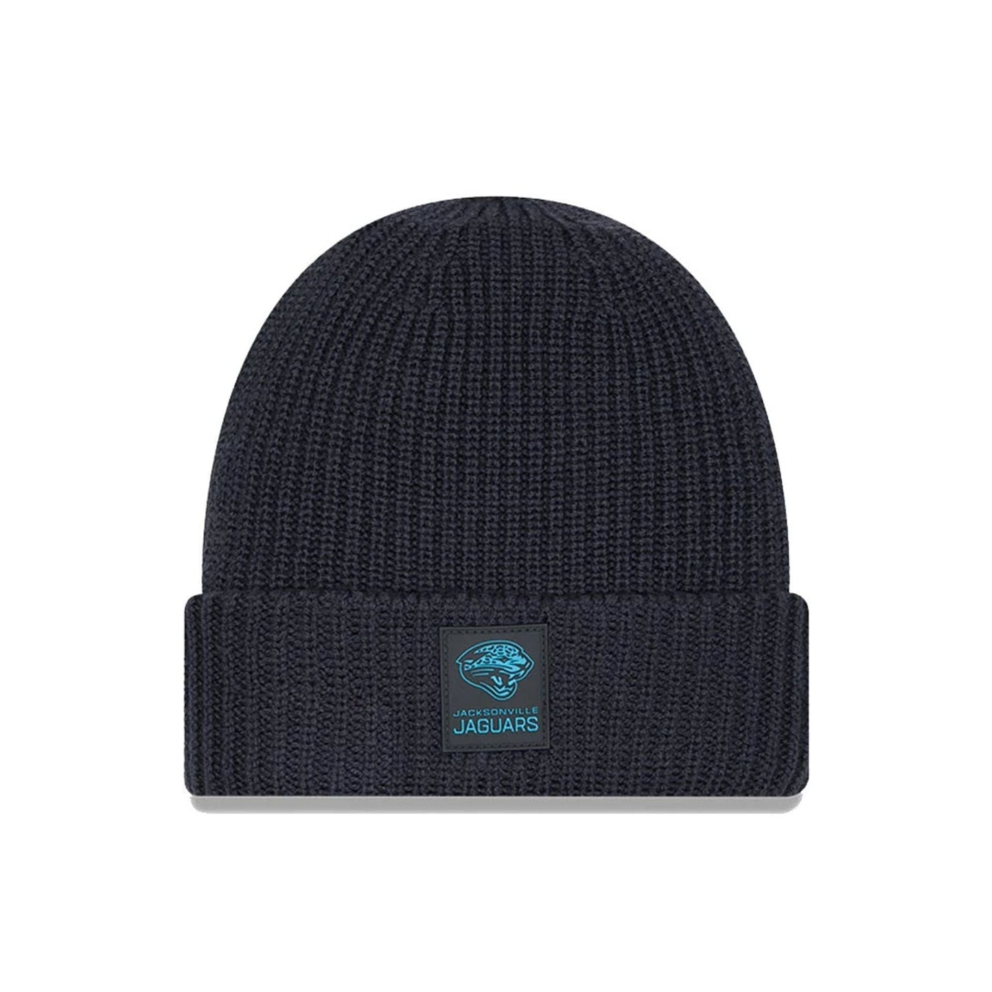 This is a Jacksonville Jaguars NFL Sideline Charcoal Cuff knit Beanie Hat 1