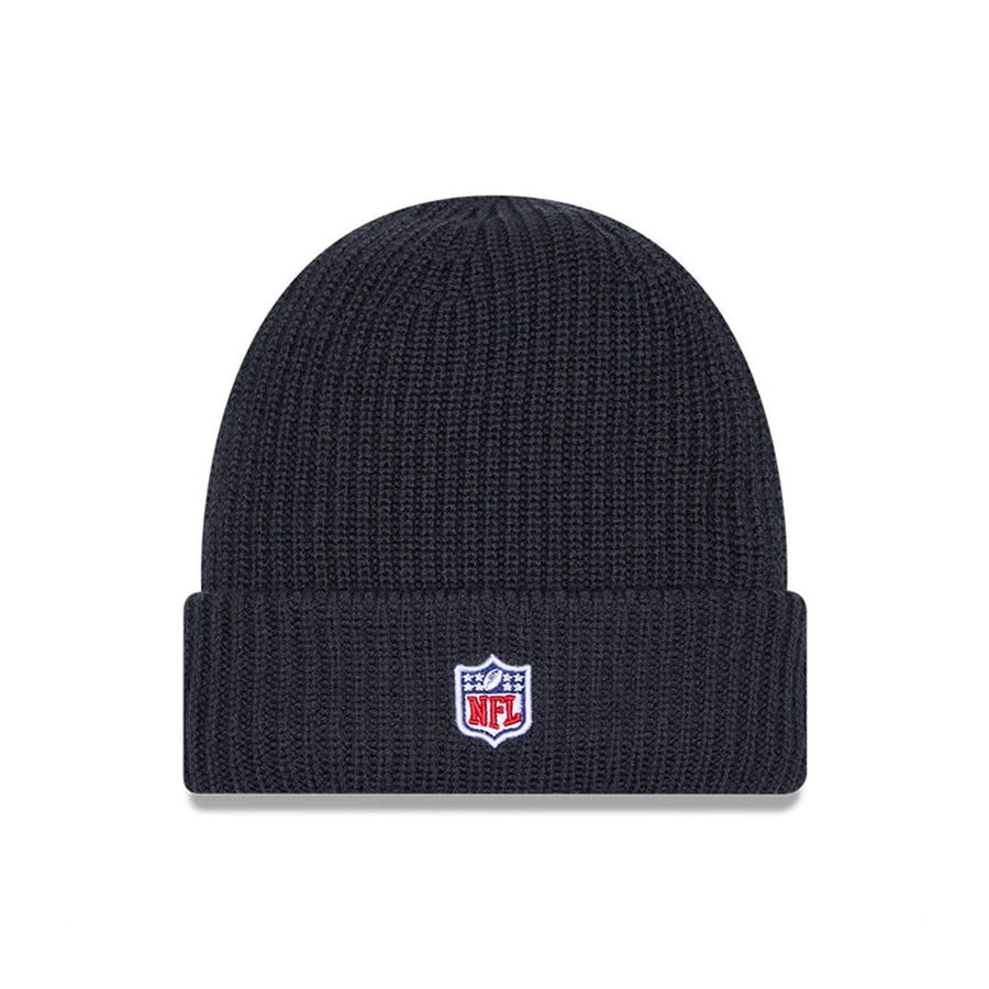 This is a Pittsburgh Steelers NFL Sideline Charcoal Cuff knit Beanie Hat 2
