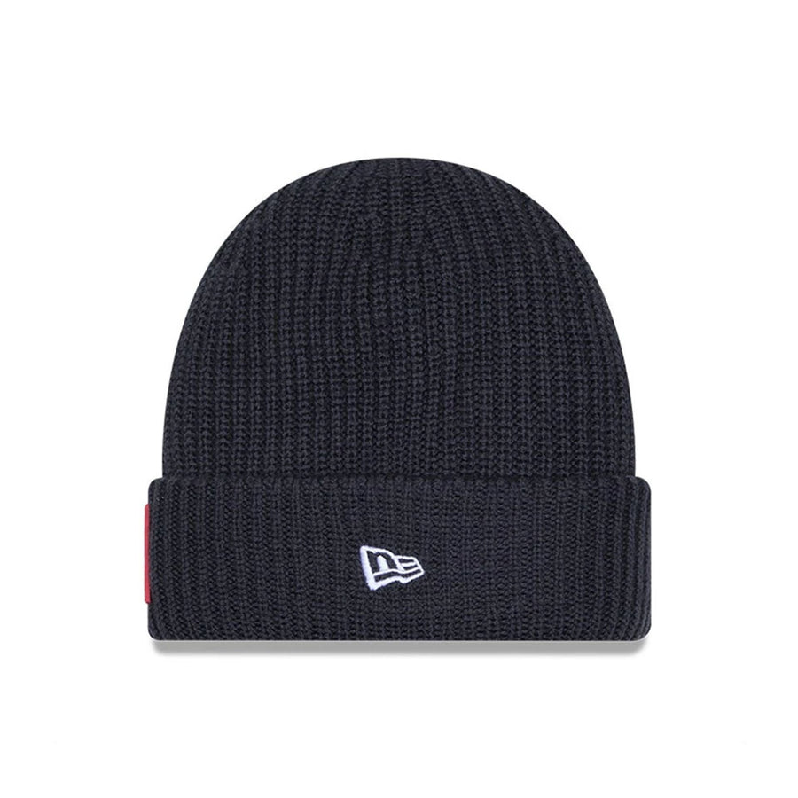 This is a San Francisco 49ers NFL Sideline Charcoal Cuff knit Beanie Hat 3