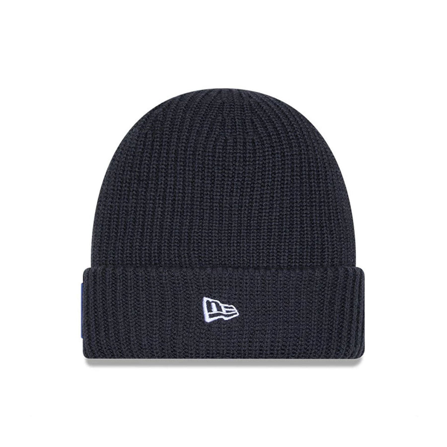 This is a Seattle Seahawks NFL Sideline Charcoal Cuff knit Beanie Hat 3