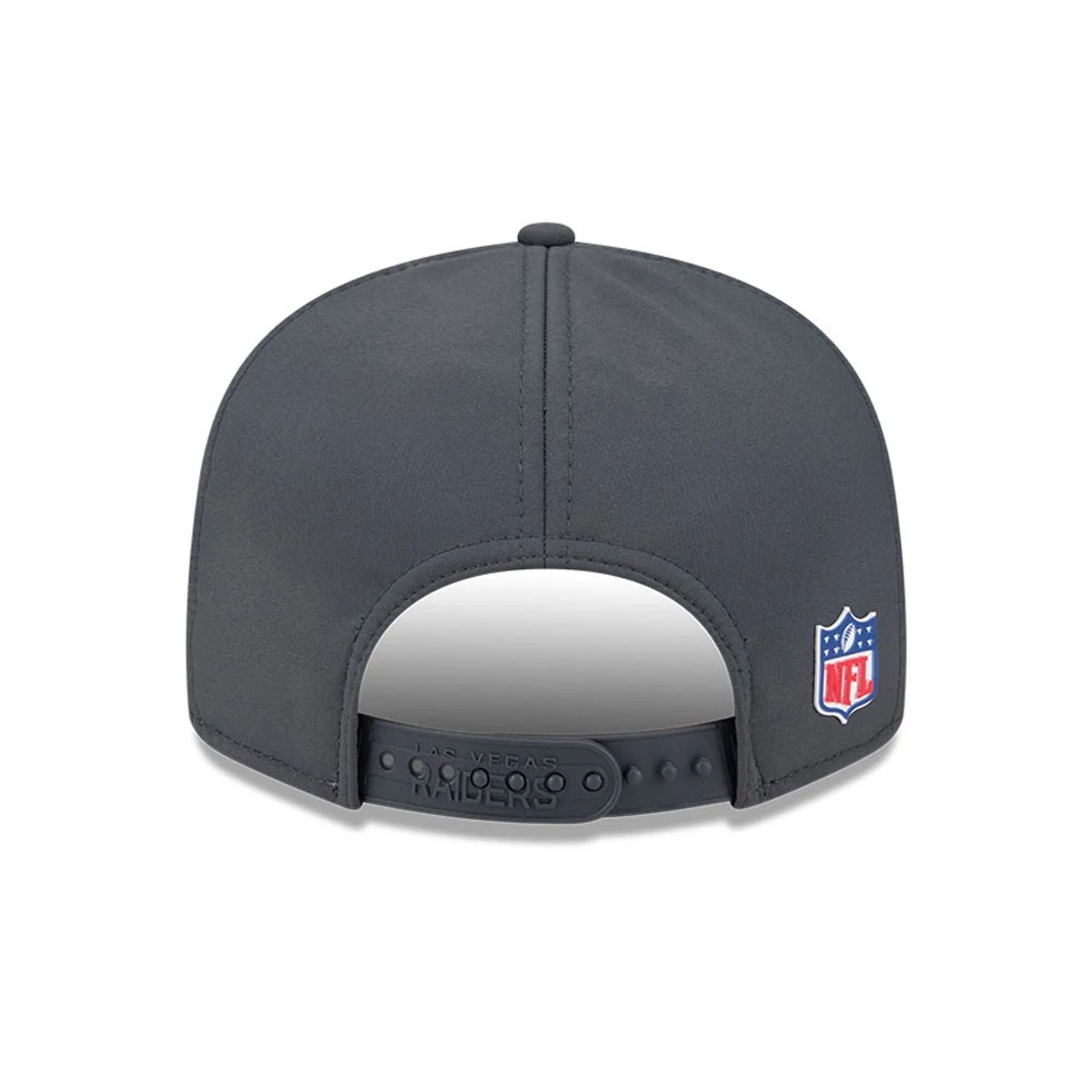 NFL Sideline Las Vegas Raiders Charcoal 9FIFTY Split Panel