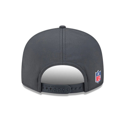 This is a San Francisco 49ers NFL Sideline Charcoal 9FIFTY Split Panel Snapback Adjustable Cap 7