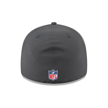 This is a Jacksonville Jaguars NFL Sideline Charcoal Retro Crown 59FIFTY Fitted Cap 7
