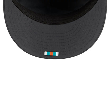 This is a Miami Dolphins NFL Sideline Charcoal Retro Crown 59FIFTY Fitted Cap 2