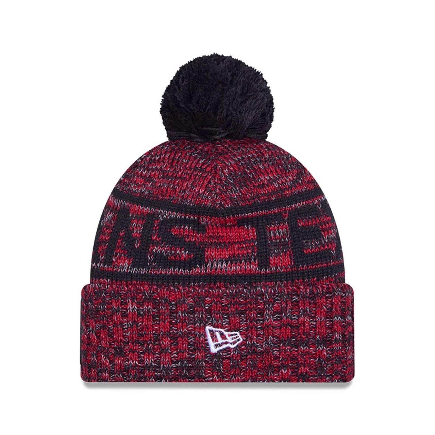 This is a Houston Texans NFL Sideline Red Sport Knit Beanie Hat 3