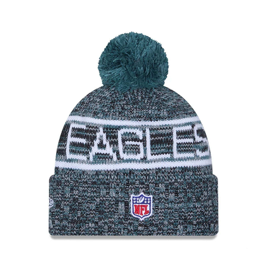 Philadelphia Eagles NFL Sideline 2025 Dark Green Sport Knit Beanie Hat