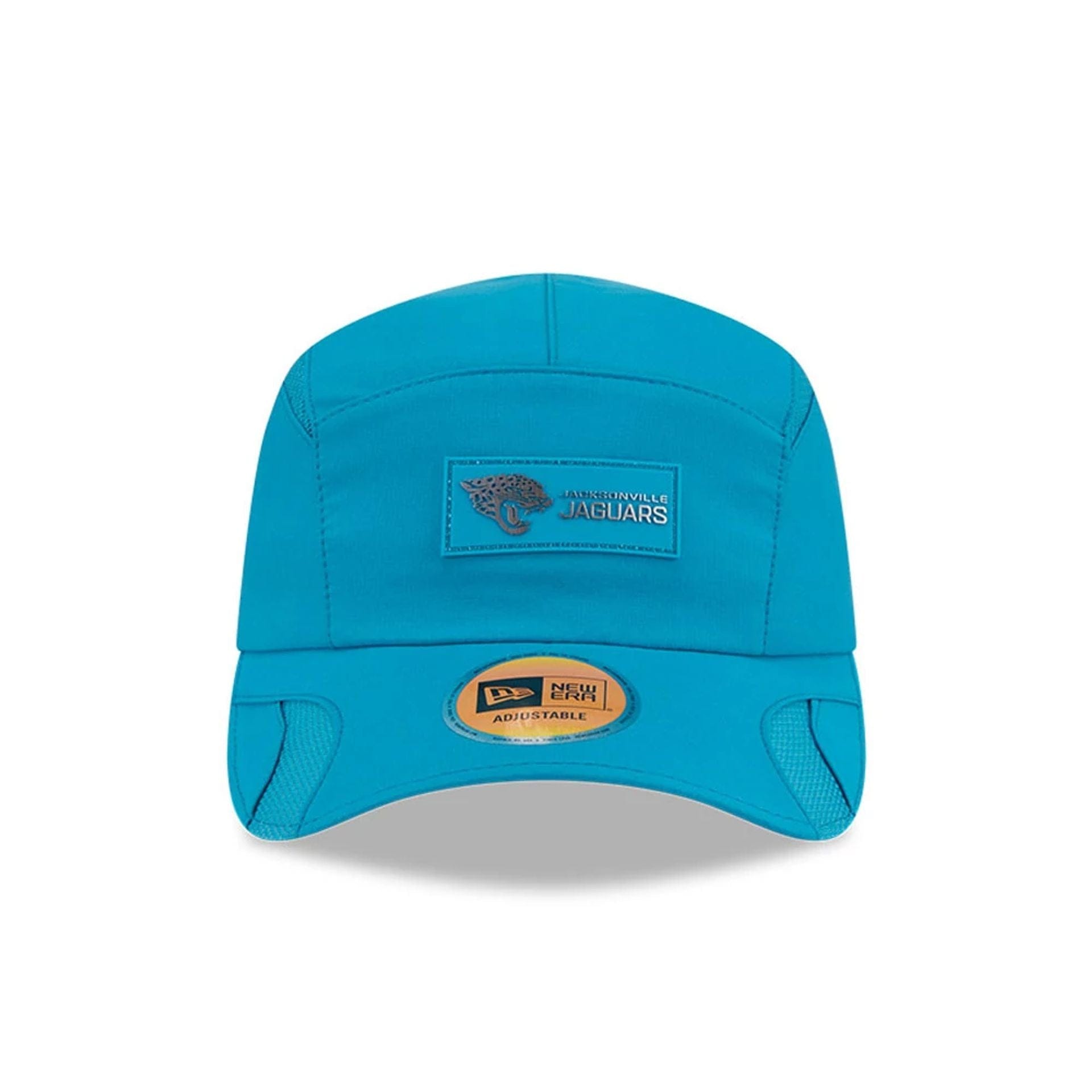 This is a Jacksonville Jaguars NFL Sideline 2025 Turquoise Runner Adjustable Cap 2