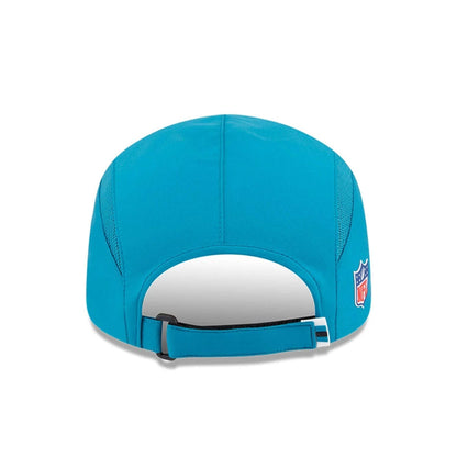 This is a Jacksonville Jaguars NFL Sideline 2025 Turquoise Runner Adjustable Cap 7