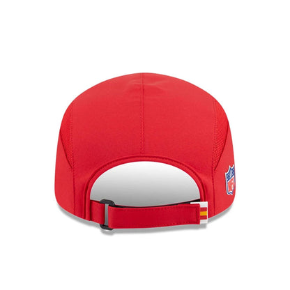 This is a Kansas City Chiefs NFL Sideline 2025 Red Runner Adjustable Cap 6