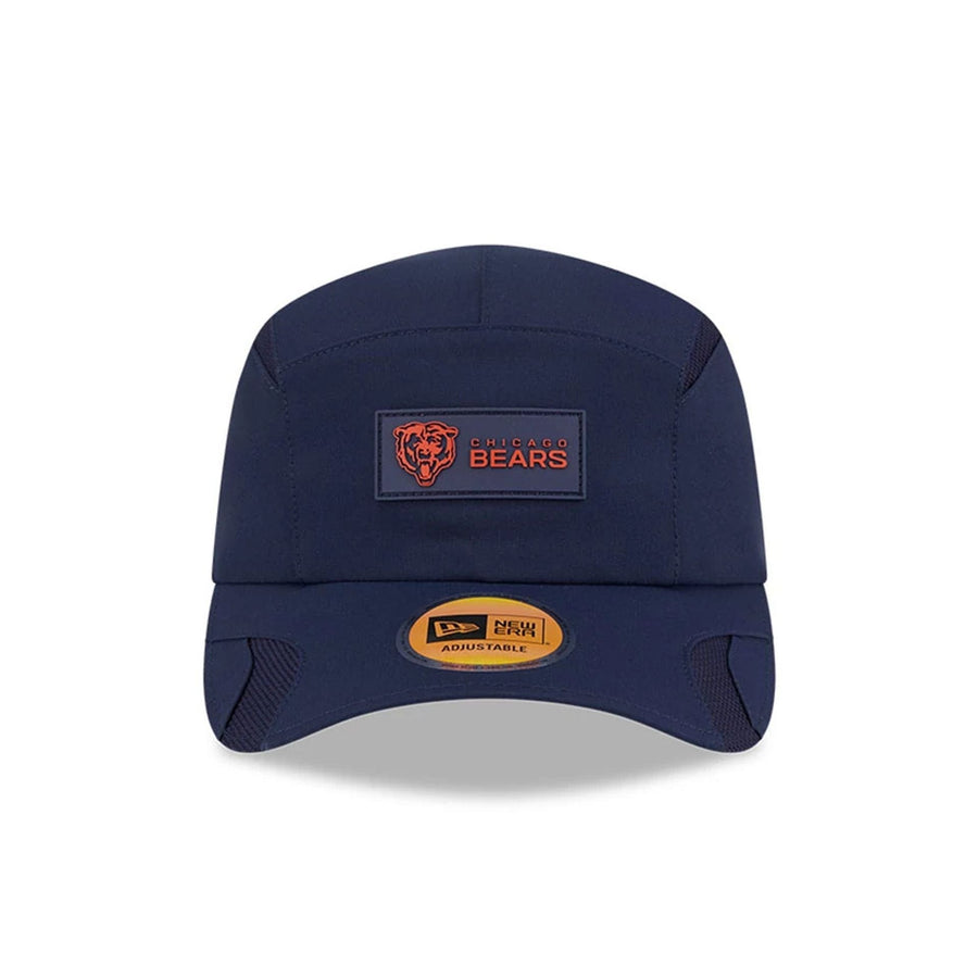 This is a Chicago Bears NFL Sideline 2025 Navy Runner Adjustable Cap 2