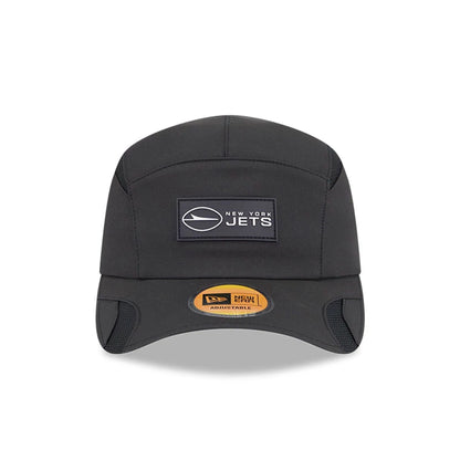 This is a New York Jets NFL Sideline 2025 Black Runner Adjustable Cap 2