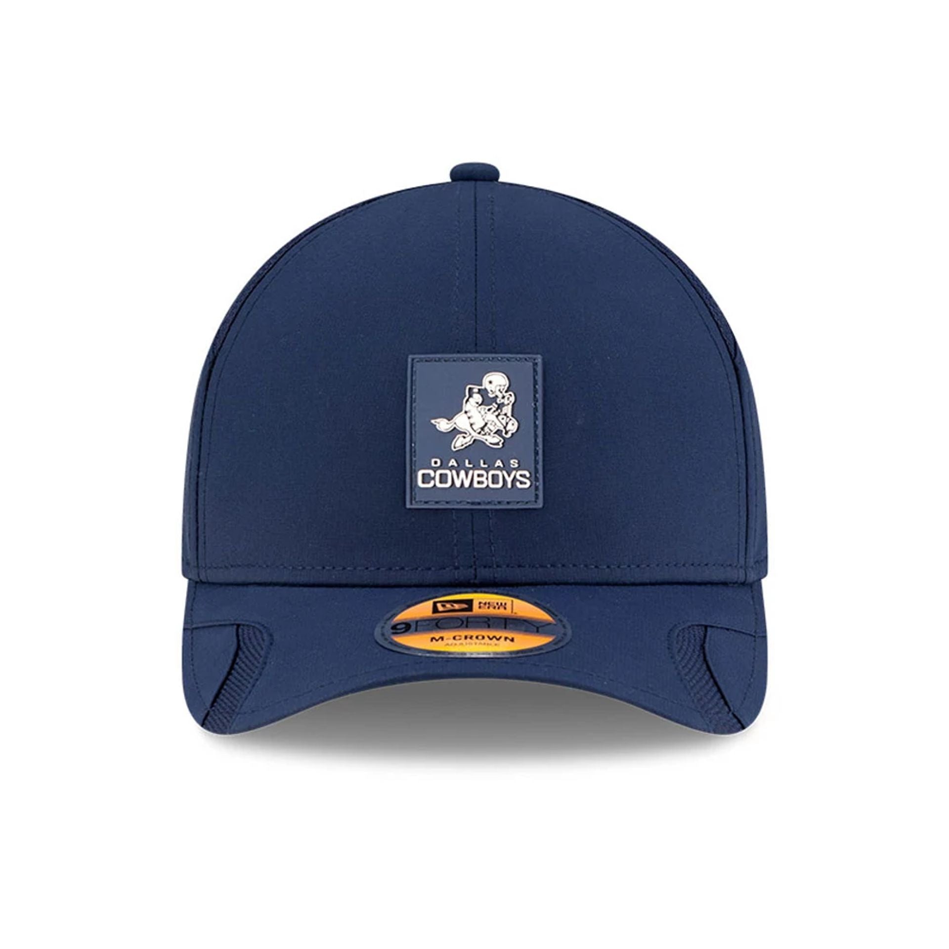 This is a Dallas Cowboys NFL Sideline 2025 Dark Blue 9FORTY M-Crown Adjustable Cap 3