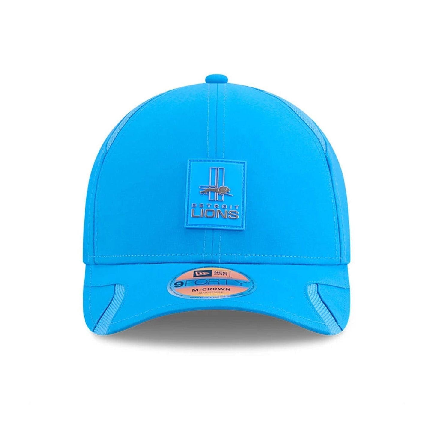 This is a Detroit Lions NFL Sideline 2025 Blue 9FORTY M-Crown Adjustable Cap 3