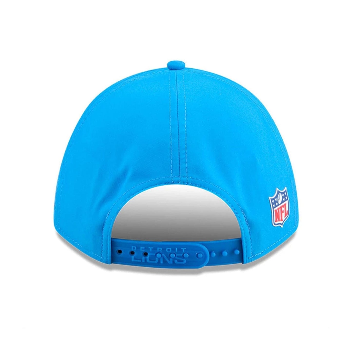 This is a Detroit Lions NFL Sideline 2025 Blue 9FORTY M-Crown Adjustable Cap 7
