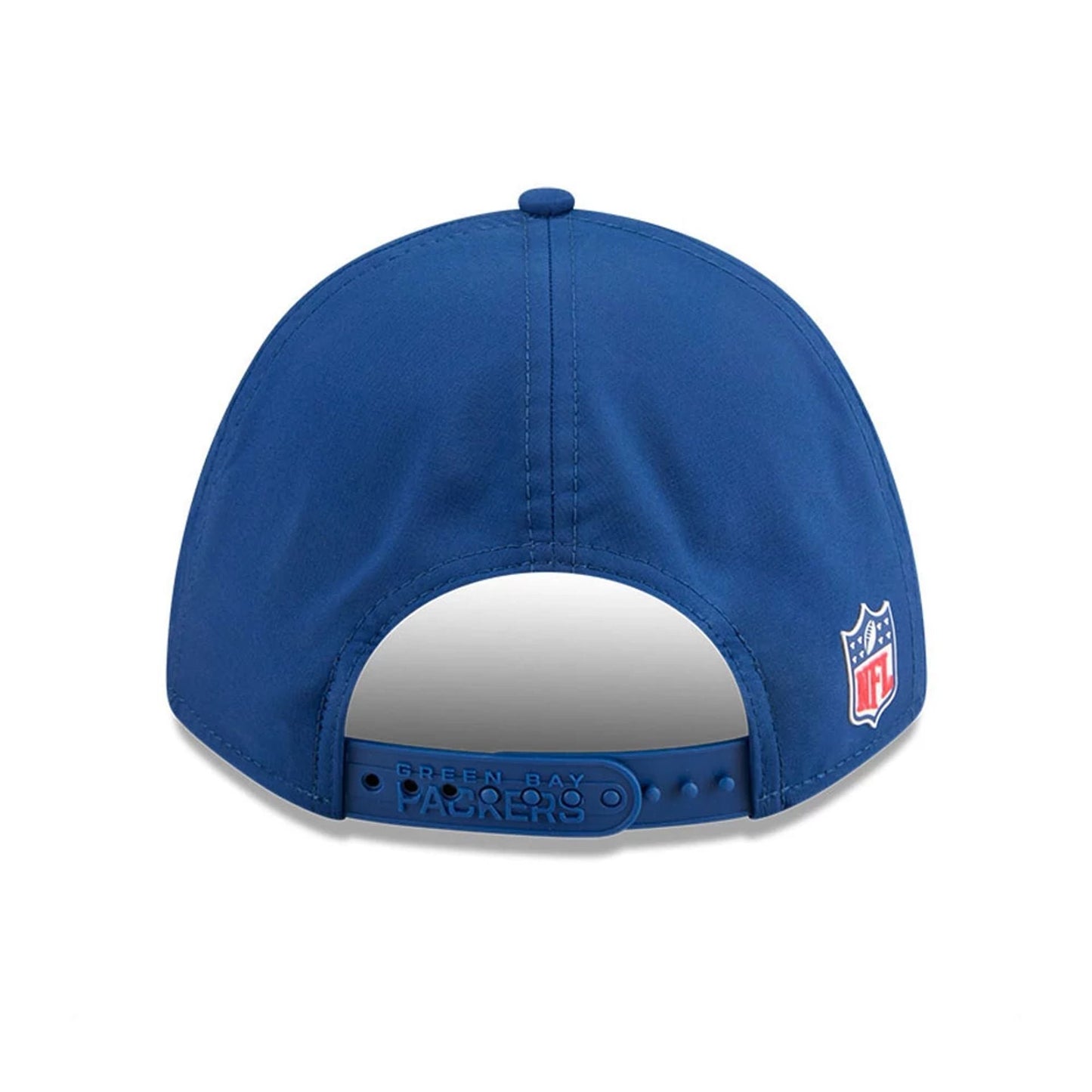 This is a Green Bay Packers NFL Sideline 2025 Dark Blue 9FORTY M-Crown Adjustable Cap 7