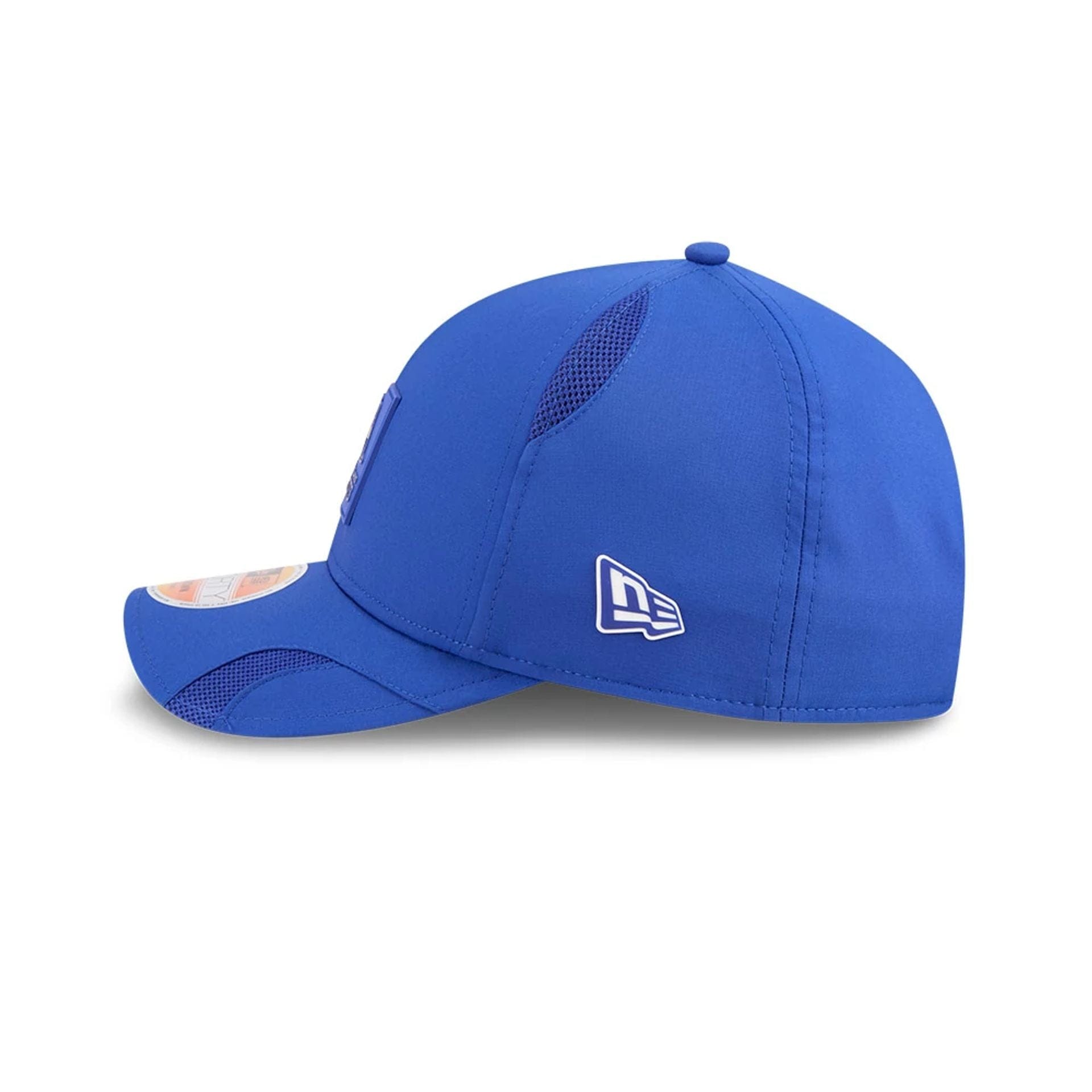 This is a New England Patriots NFL Sideline 2025 Blue 9FORTY M-Crown Adjustable Cap 6