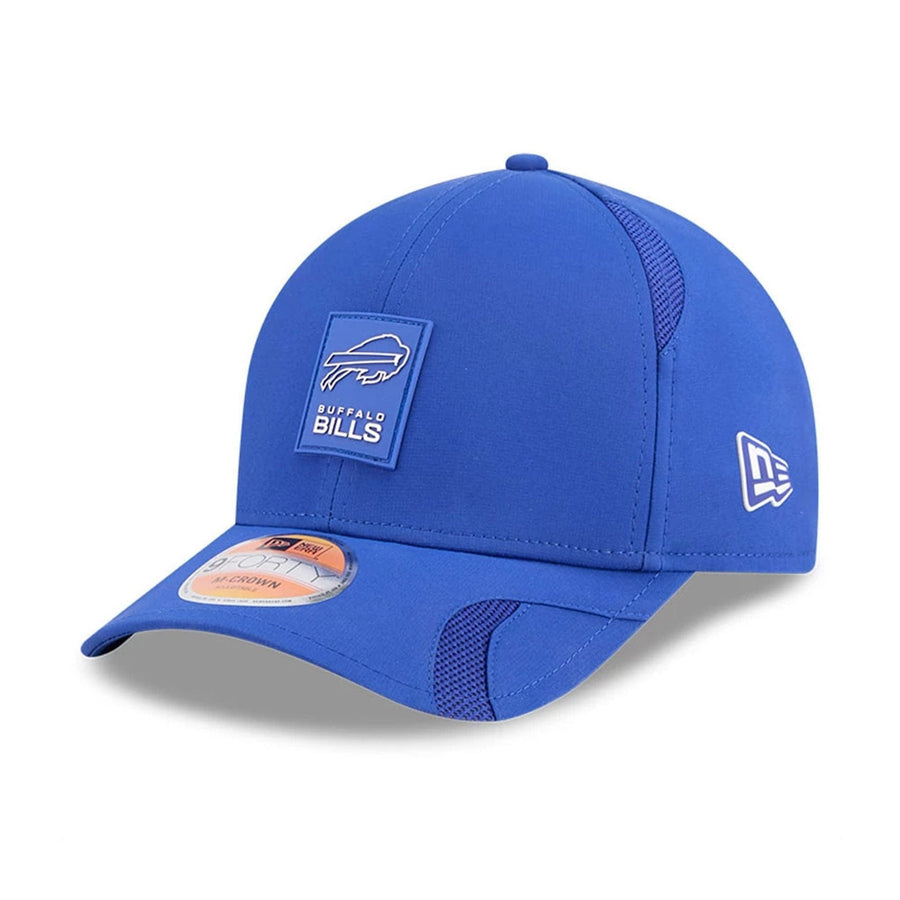 This is a Buffalo Bills NFL Sideline 2025 Blue 9FORTY M-Crown Adjustable Cap 1