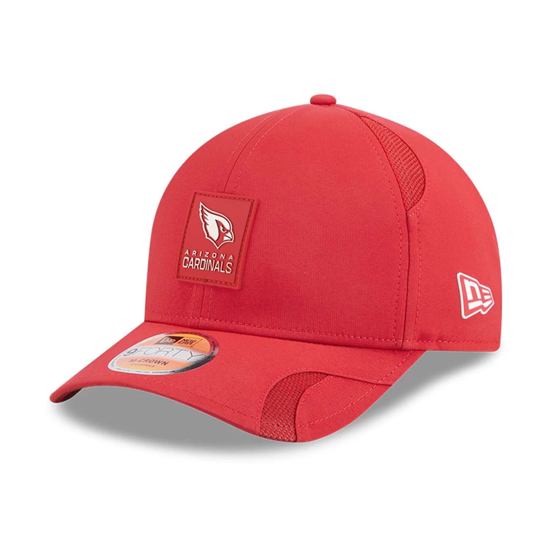 This is a Arizona Cardinals NFL Sideline 2025 Dark Red 9FORTY M-Crown Adjustable Cap 1