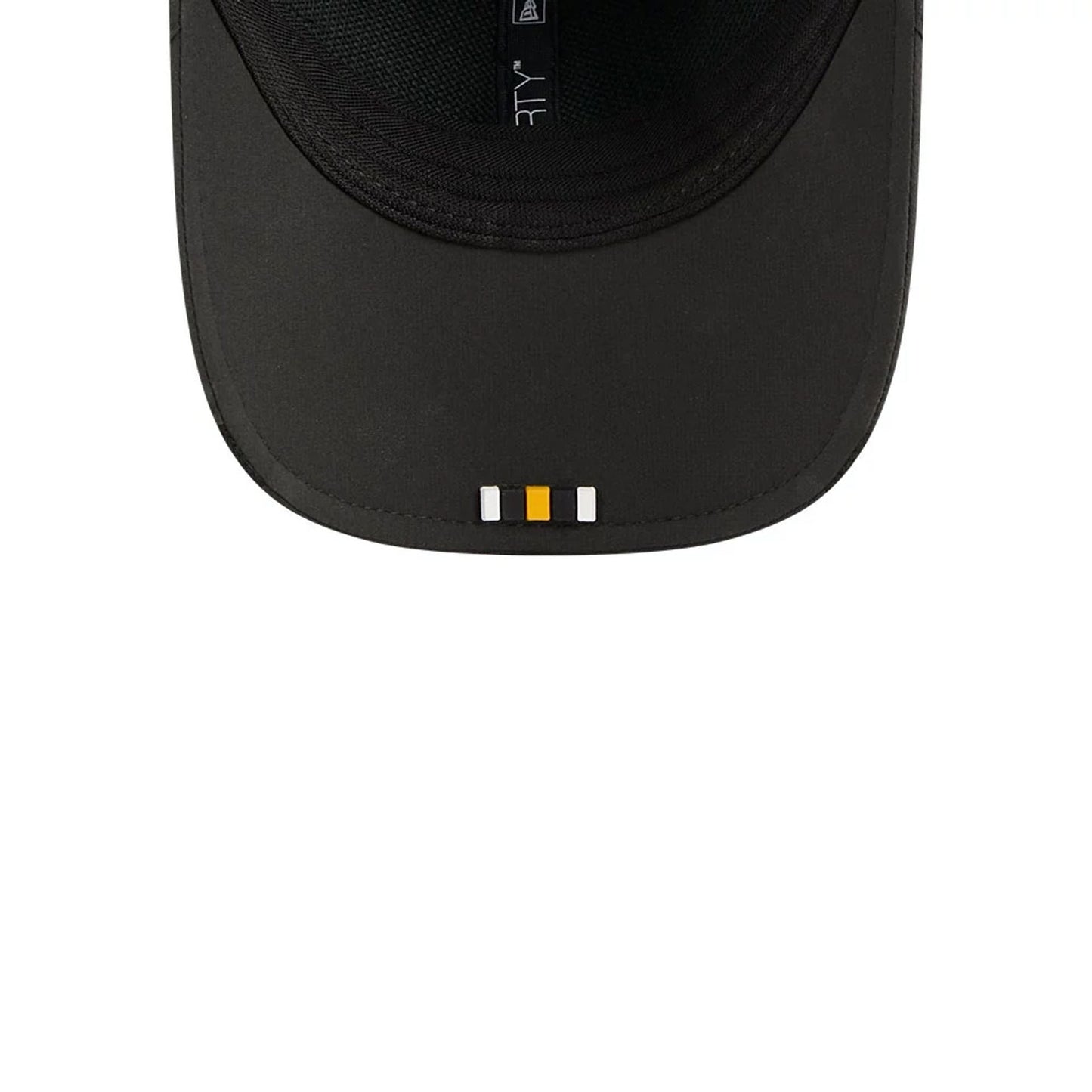 This is a Pittsburgh Steelers NFL Sideline 2025 Black 9FORTY M-Crown Adjustable Cap 2