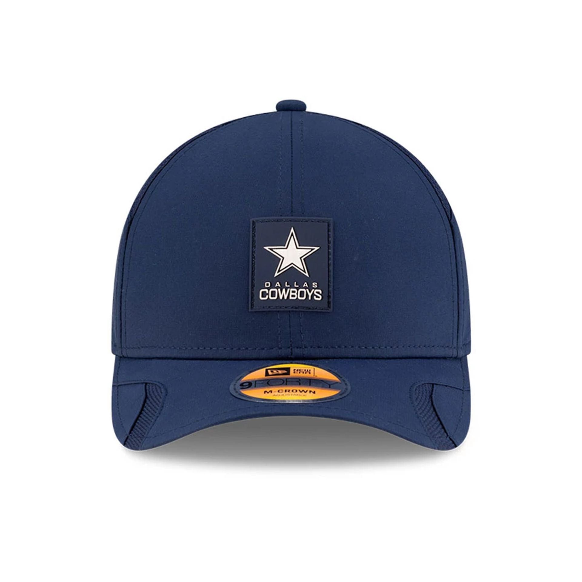 This is a Dallas Cowboys NFL Sideline 2025 Dark Blue 9FORTY M-Crown Adjustable Cap 3