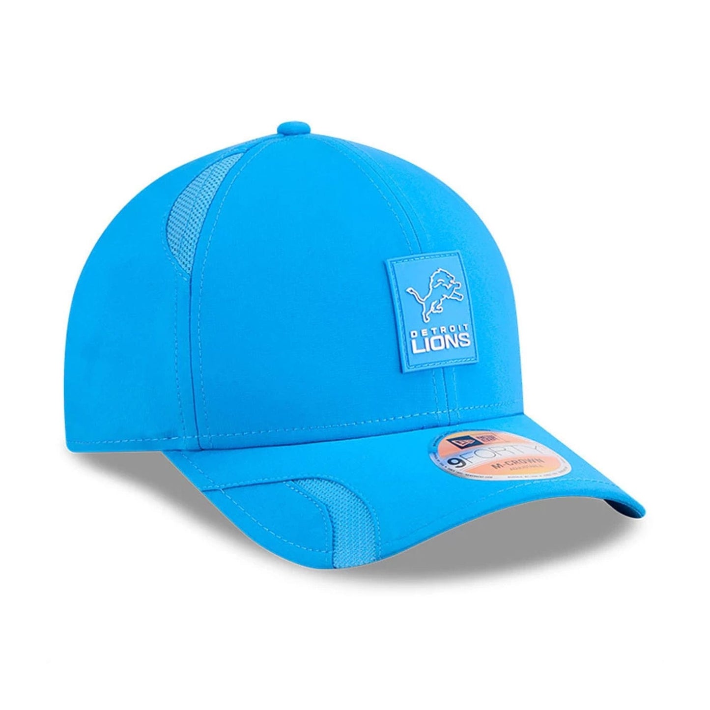 This is a Detroit Lions NFL Sideline 2025 Blue 9FORTY M-Crown Adjustable Cap 4