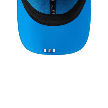 This is a Detroit Lions NFL Sideline 2025 Blue 9FORTY M-Crown Adjustable Cap 2