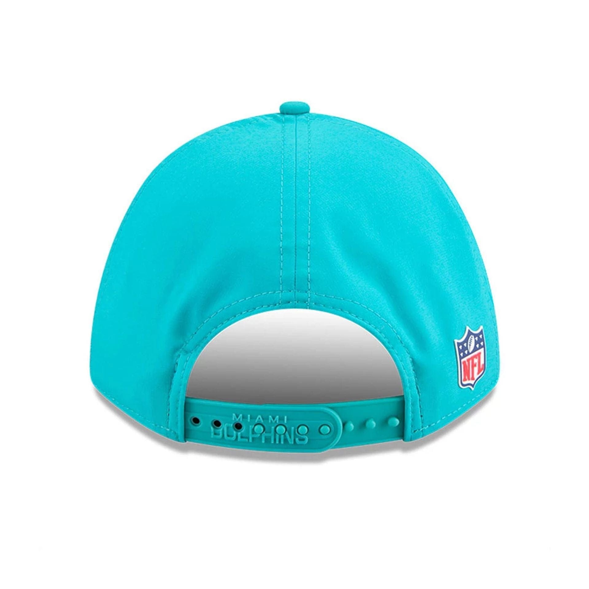 This is a Miami Dolphins NFL Sideline 2025 Turquoise 9FORTY M-Crown Adjustable Cap 7