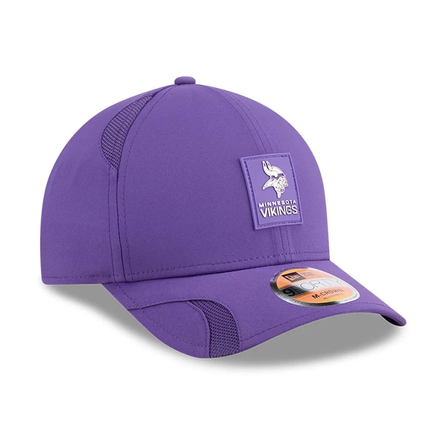 This is a Minnesota Vikings NFL Sideline 2025 Purple 9FORTY M-Crown Adjustable Cap 4