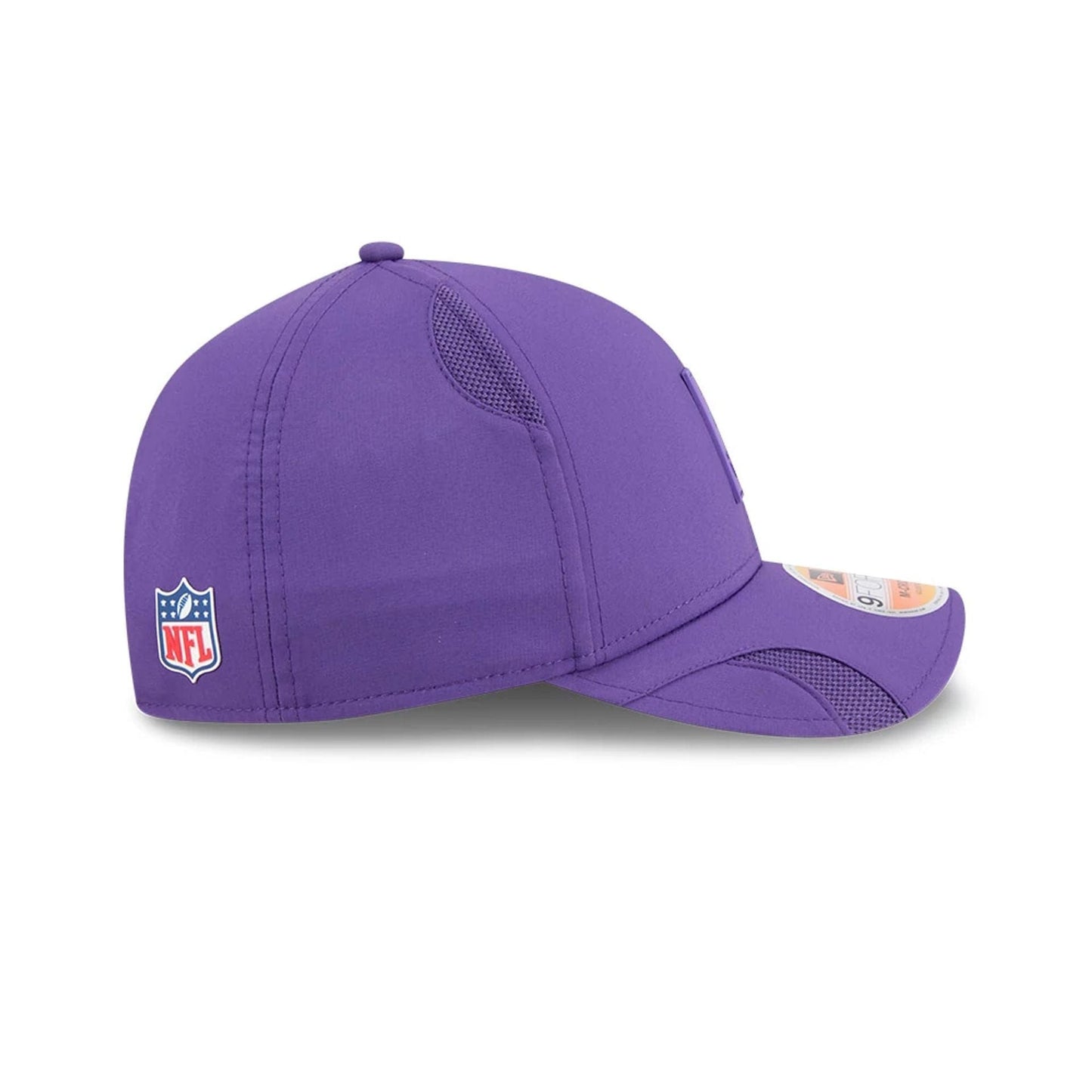 This is a Minnesota Vikings NFL Sideline 2025 Purple 9FORTY M-Crown Adjustable Cap 5