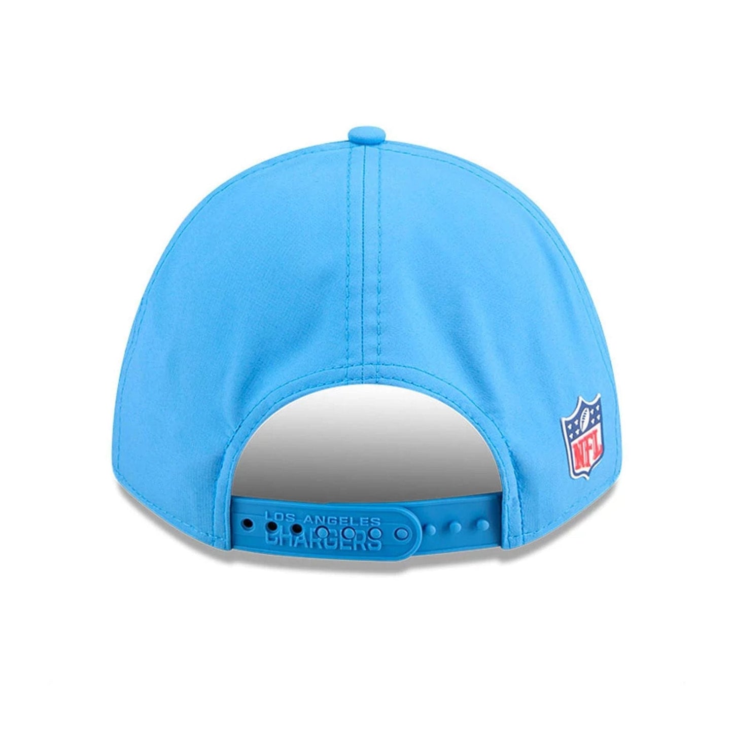 This is a LA Chargers NFL Sideline 2025 Blue 9FORTY M-Crown Adjustable Cap 6