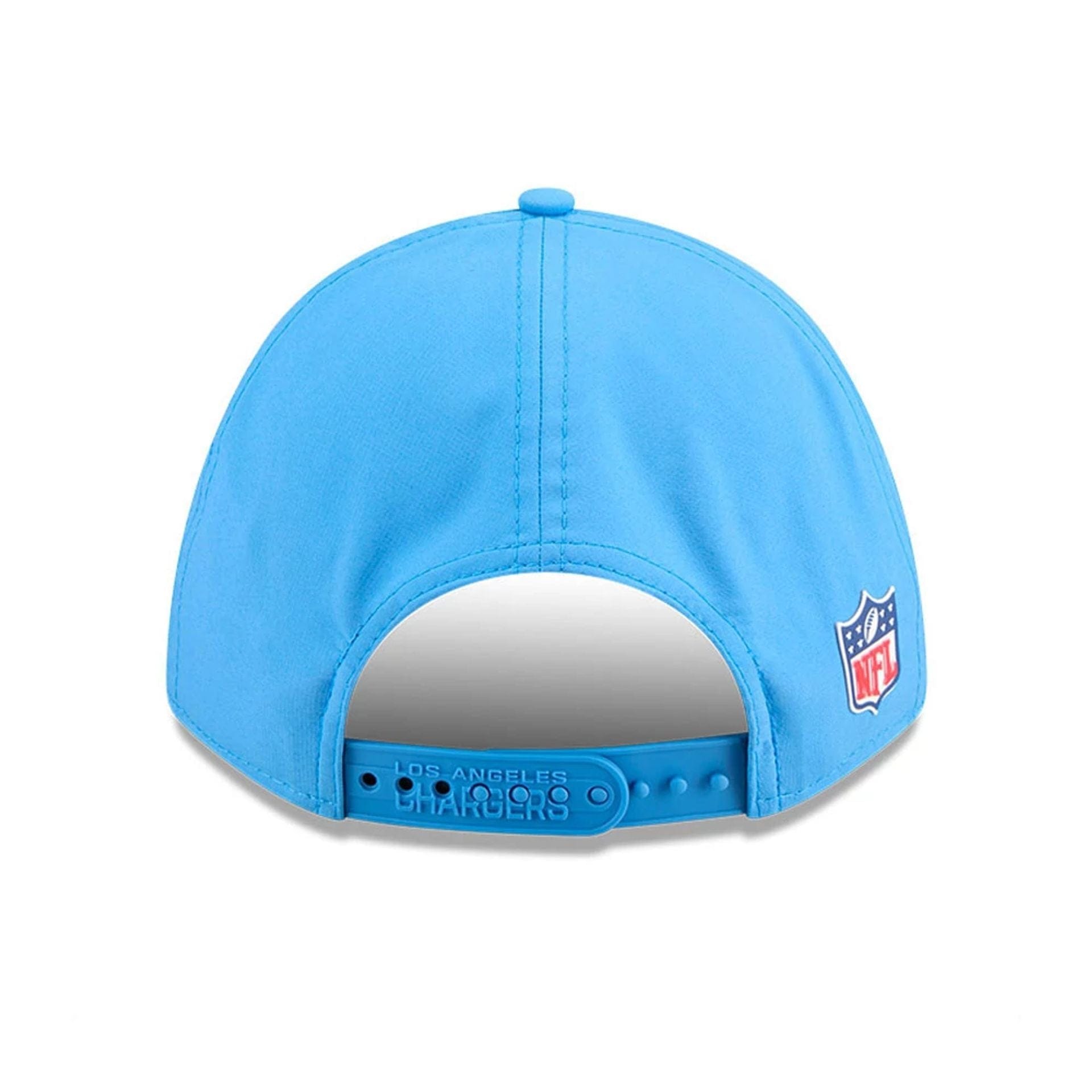 This is a LA Chargers NFL Sideline 2025 Blue 9FORTY M-Crown Adjustable Cap 6