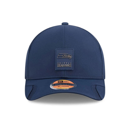This is a Seattle Seahawks NFL Sideline 2025 Navy 9FORTY M-Crown Adjustable Cap 3