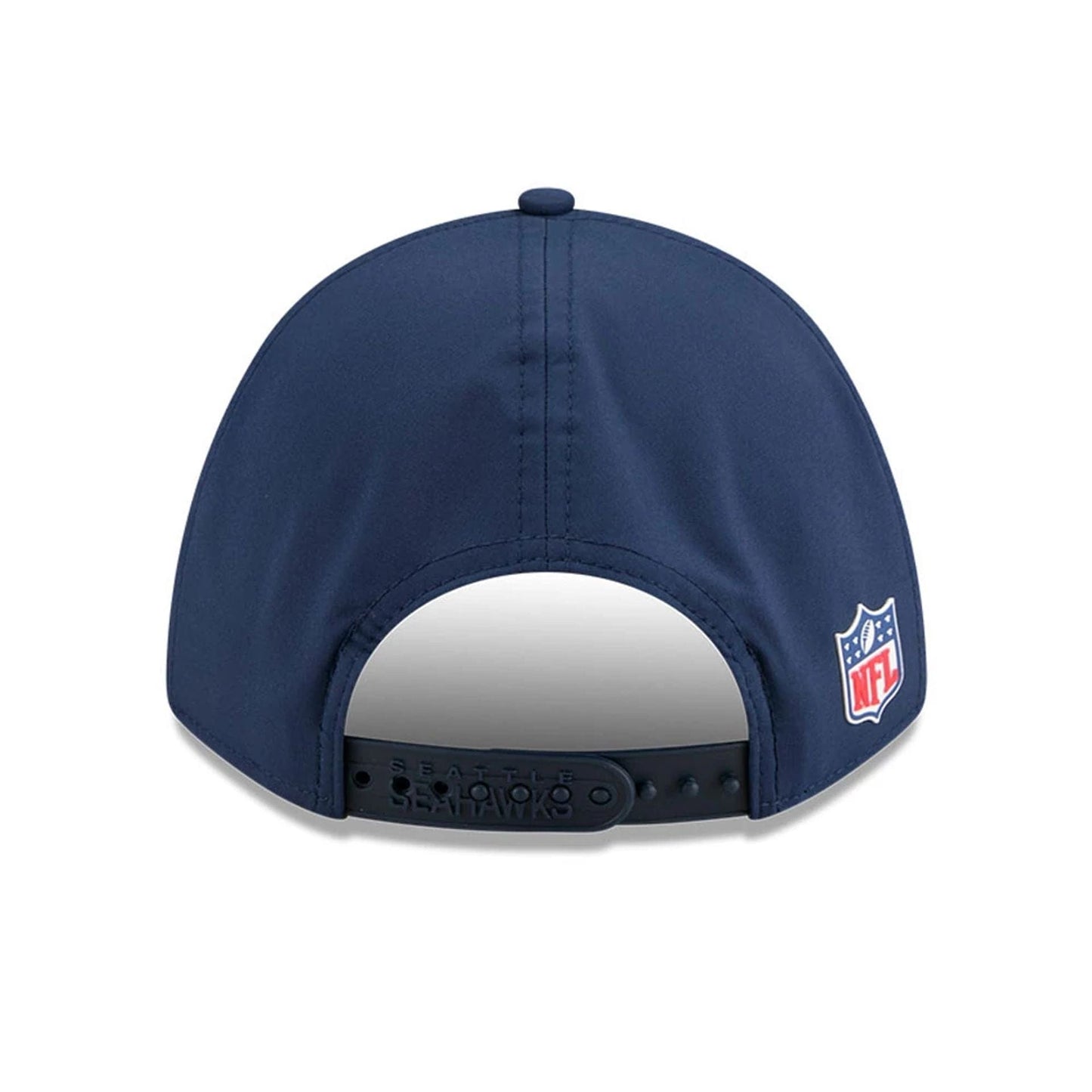 This is a Seattle Seahawks NFL Sideline 2025 Navy 9FORTY M-Crown Adjustable Cap 7