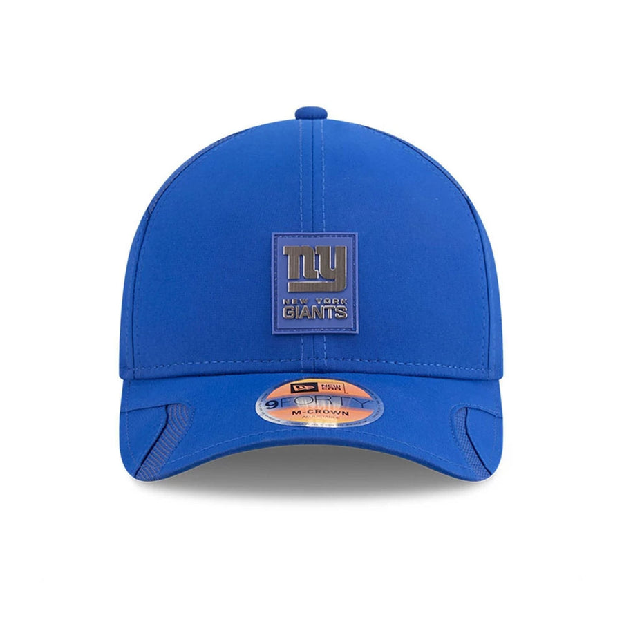 This is a New York Giants NFL Sideline 2025 Blue 9FORTY M-Crown Adjustable Cap 3