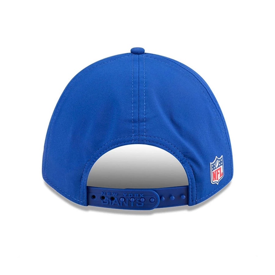 This is a New York Giants NFL Sideline 2025 Blue 9FORTY M-Crown Adjustable Cap 6