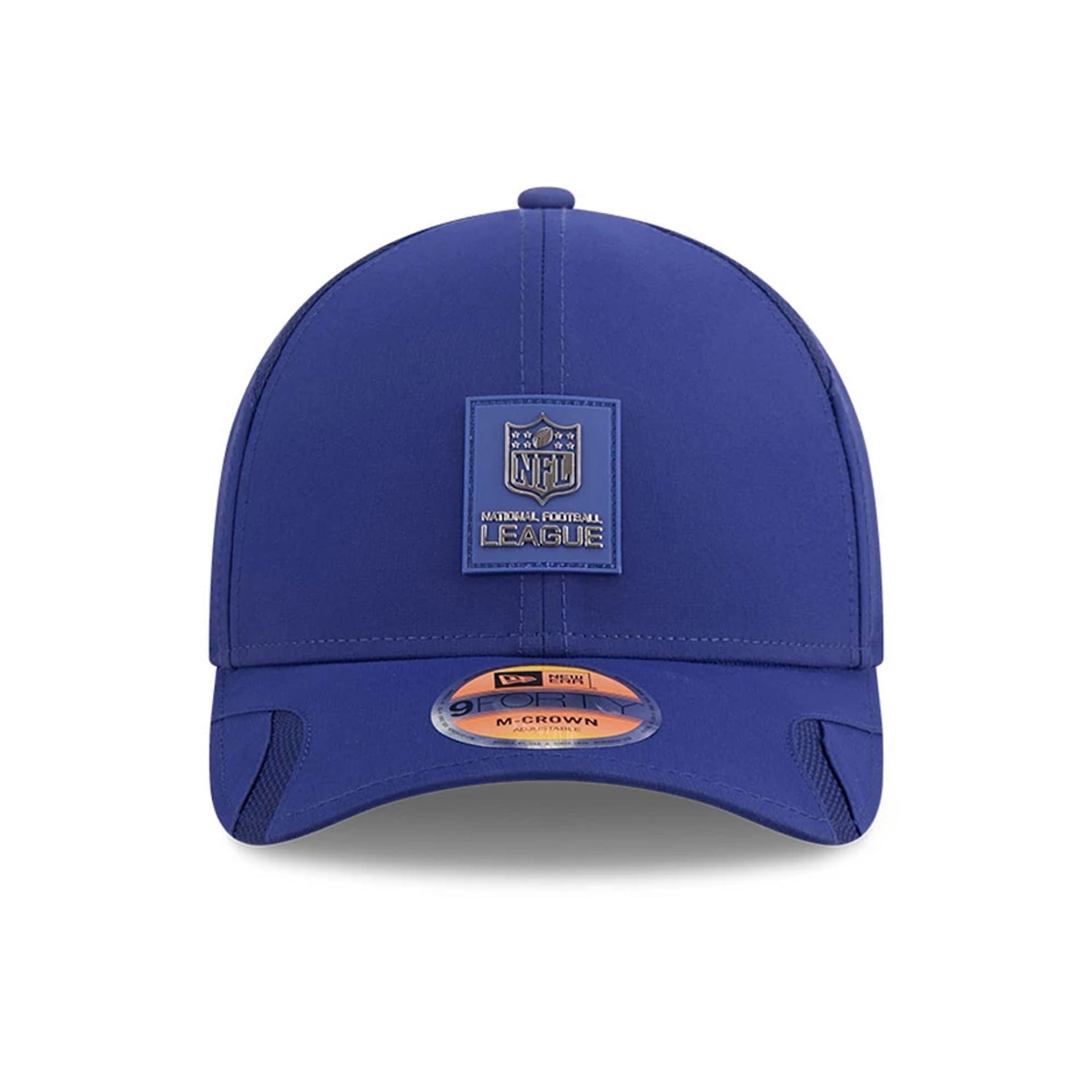 This is a NFL Official Logo NFL Sideline 2025 Dark Blue 9FORTY M-Crown Adjustable Cap 3