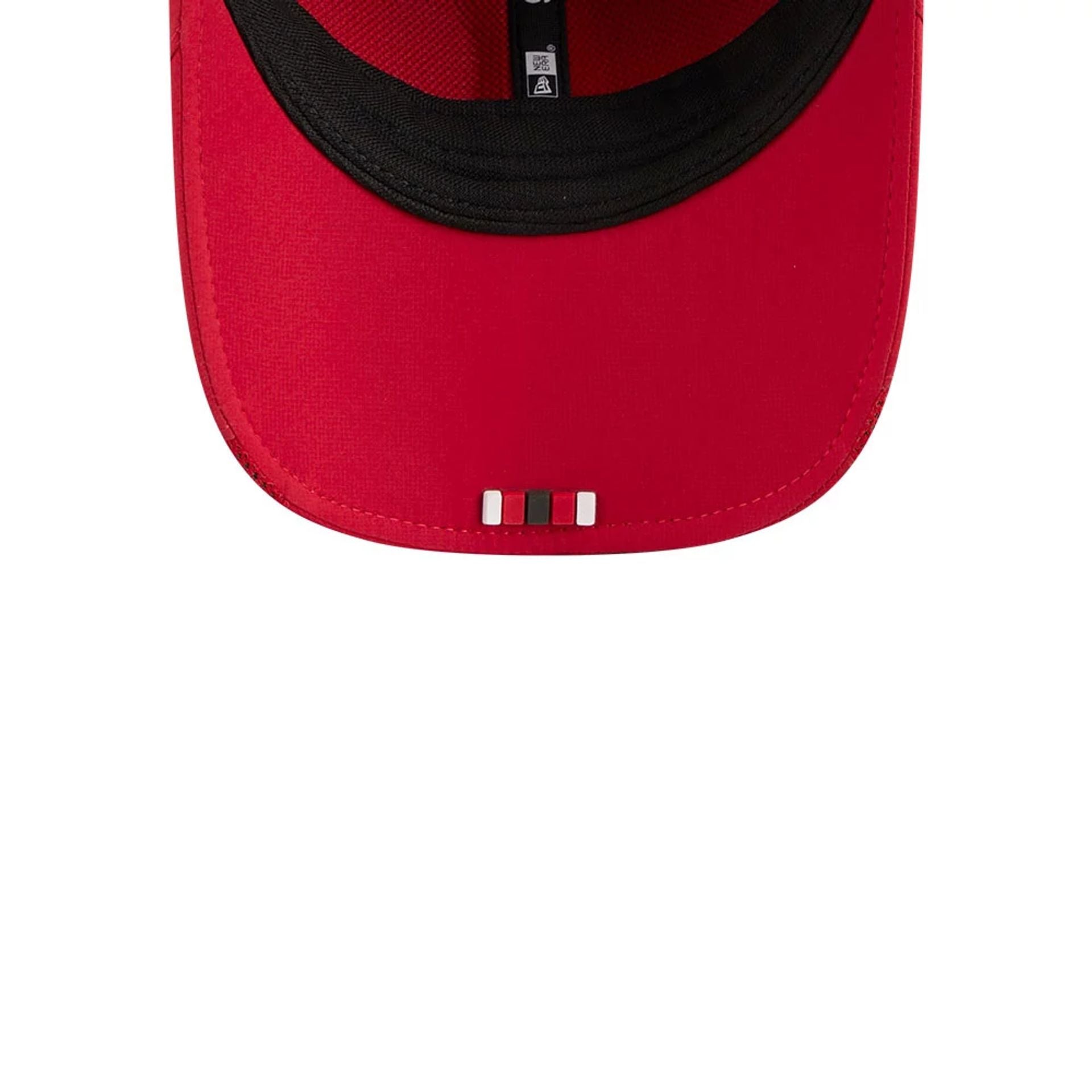 This is a Tampa Bay Buccaneers NFL Sideline 2025 Red 9FORTY M-Crown Adjustable Cap 2