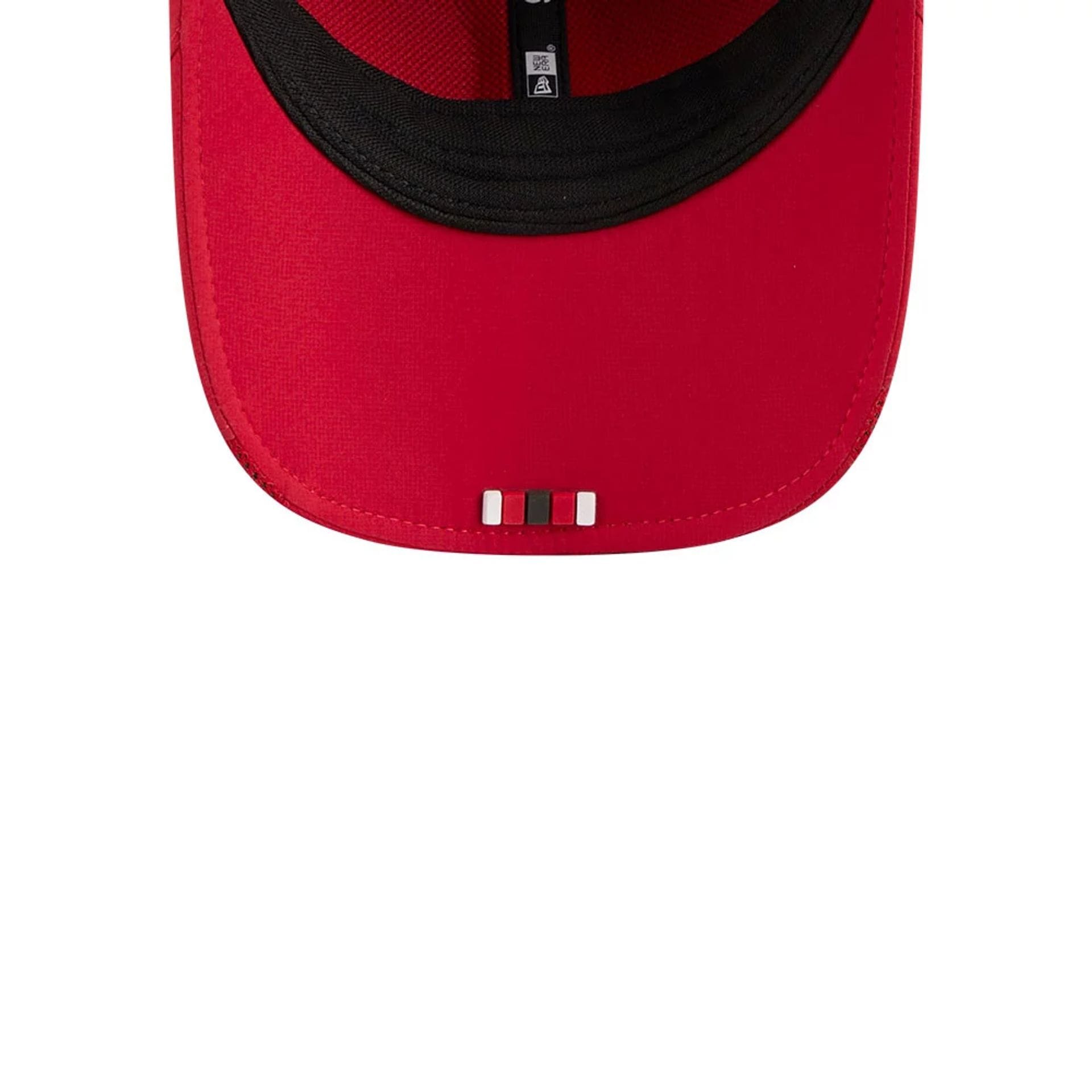 This is a Tampa Bay Buccaneers NFL Sideline 2025 Red 9FORTY M-Crown Adjustable Cap 2