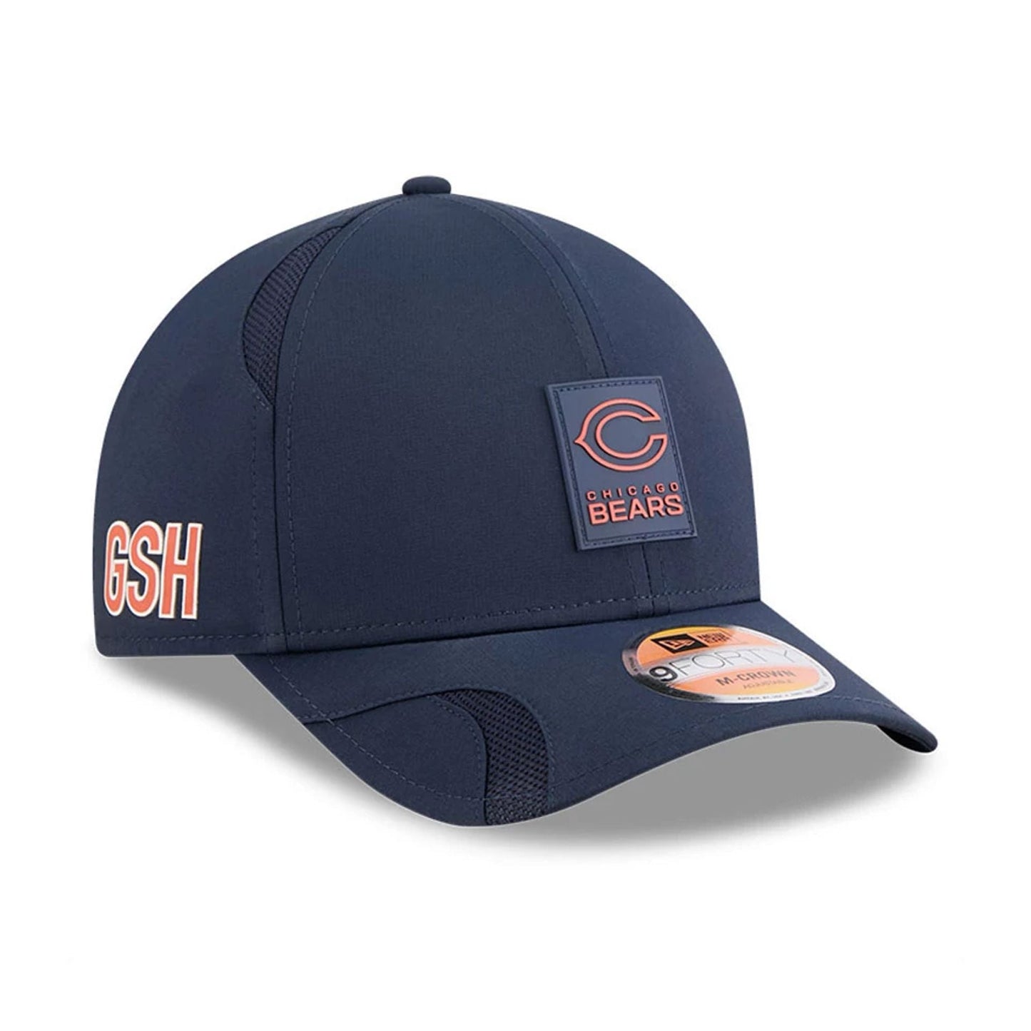 This is a Chicago Bears NFL Sideline 2025 Navy 9FORTY M-Crown Adjustable Cap 1