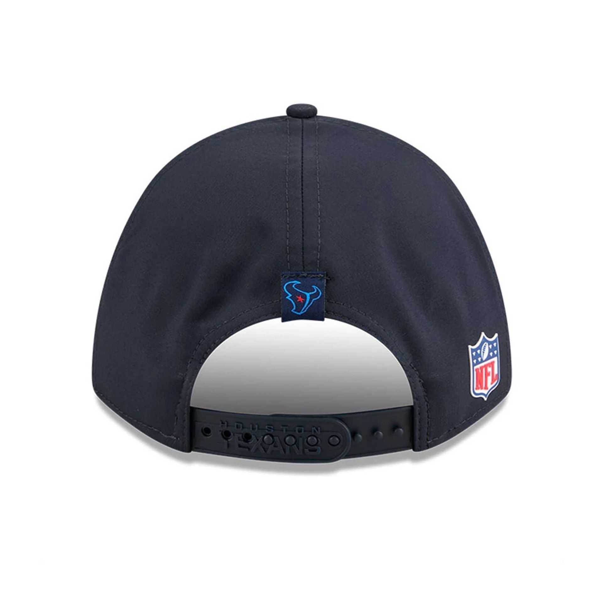 This is a Houston Texans NFL Sideline 2025 Navy 9FORTY M-Crown Adjustable Cap 7